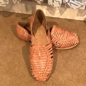 Women’s huarache sandals.